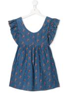 Chloé Kids Teen Horse-embroidered Top - Blue