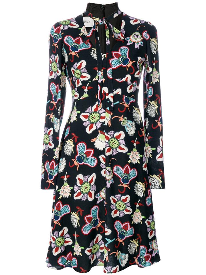 Valentino Popflower Print Shirt Dress - Multicolour