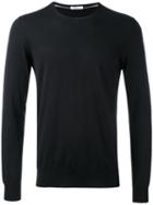Paolo Pecora - Crew Neck Jumper - Men - Silk/cotton - L, Black, Silk/cotton