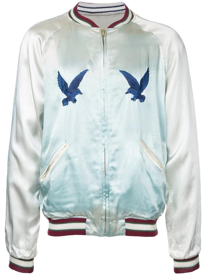Japanese Larch Hawk Jacket - Men - Rayon - L, Blue, Rayon, Stammbaum