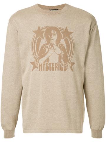 Hysteric Glamour Hysterics Print Jumper - Brown