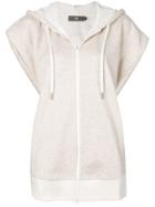 Adidas By Stella Mccartney Sleeveless Hoodie - Pink & Purple