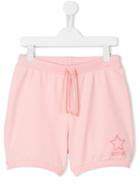 Moschino Kids Drawstring Track Shorts, Girl's, Size: 14 Yrs, Pink/purple