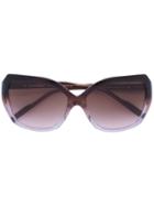 Courrèges - Square Sunglasses - Women - Acetate - One Size, Brown, Acetate