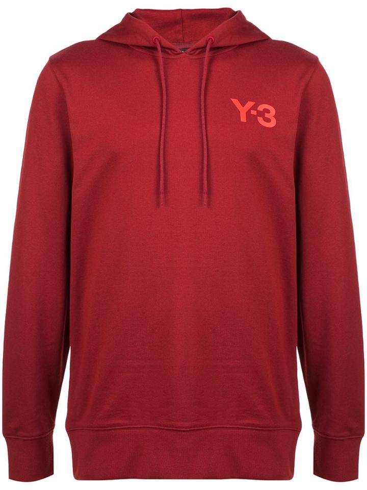 Y-3 Logo Hoodie - Red