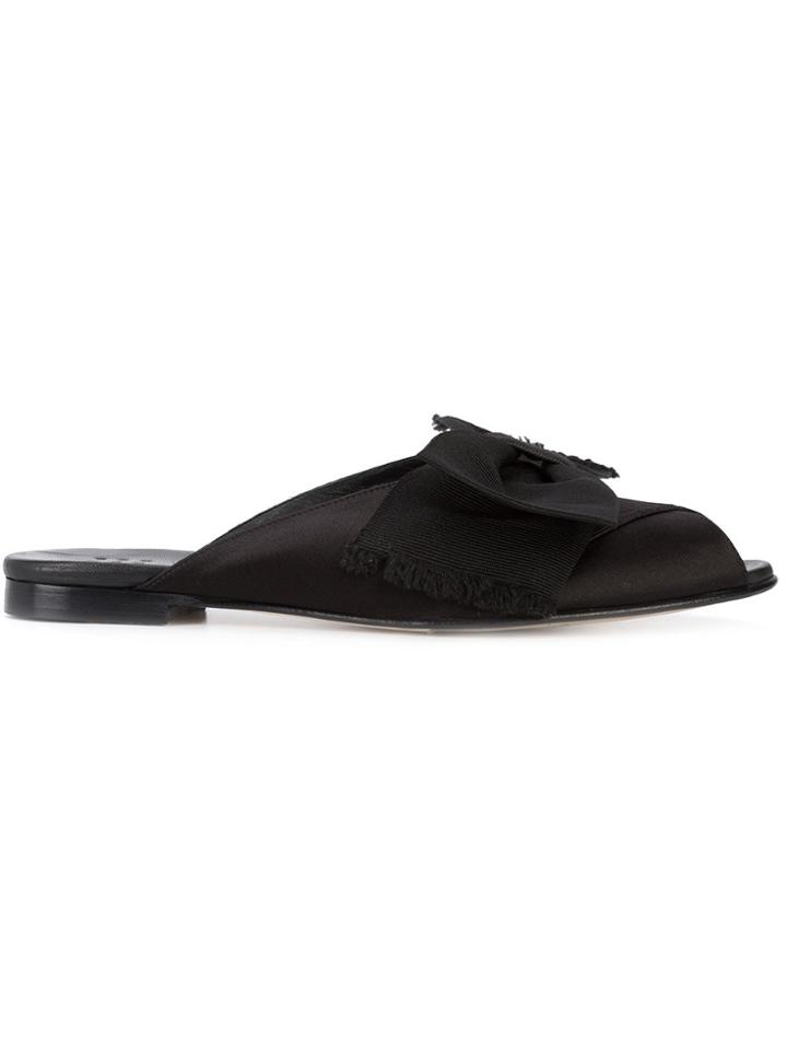 Trademark The Madeleine Pajama Mules - Black