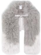 Max & Moi Contrasting Scarf - Grey