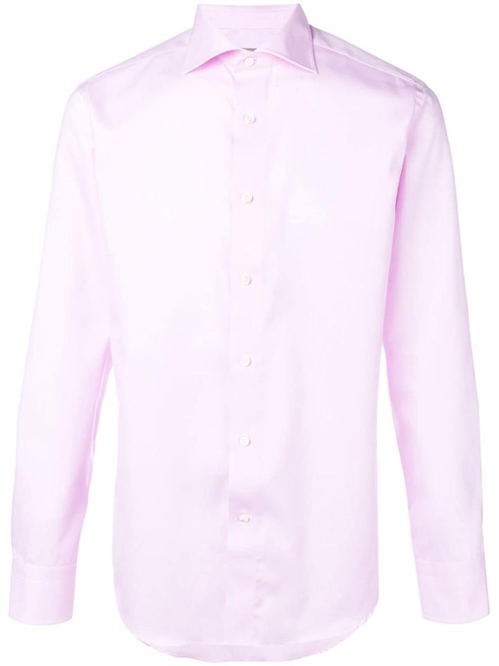 Canali Classic Fitted Shirt - Pink