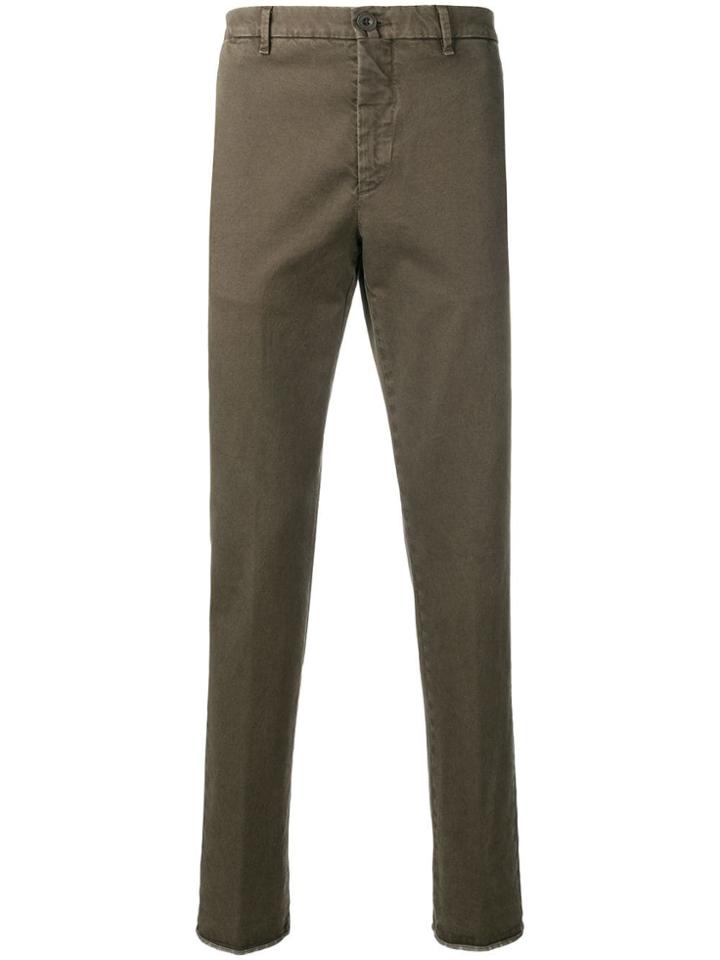 Lardini Straight Trousers - Green