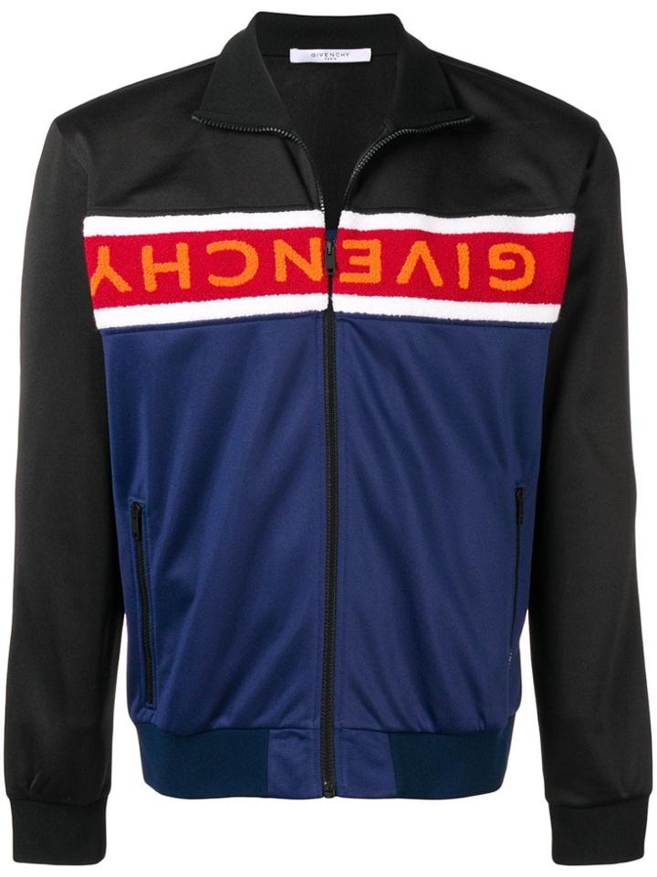 Givenchy Logo Sports Jacket - Blue