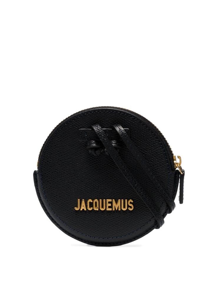 Jacquemus Pitchou Round Purse - Black