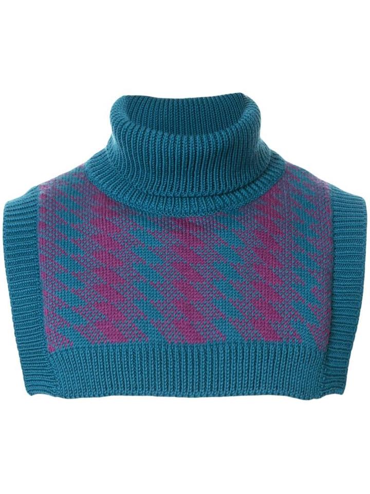 Ernest W. Baker Jacquard Dickie Bib - Blue