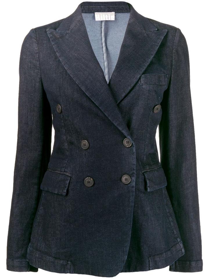 Kiltie Fitted Blazer - Blue