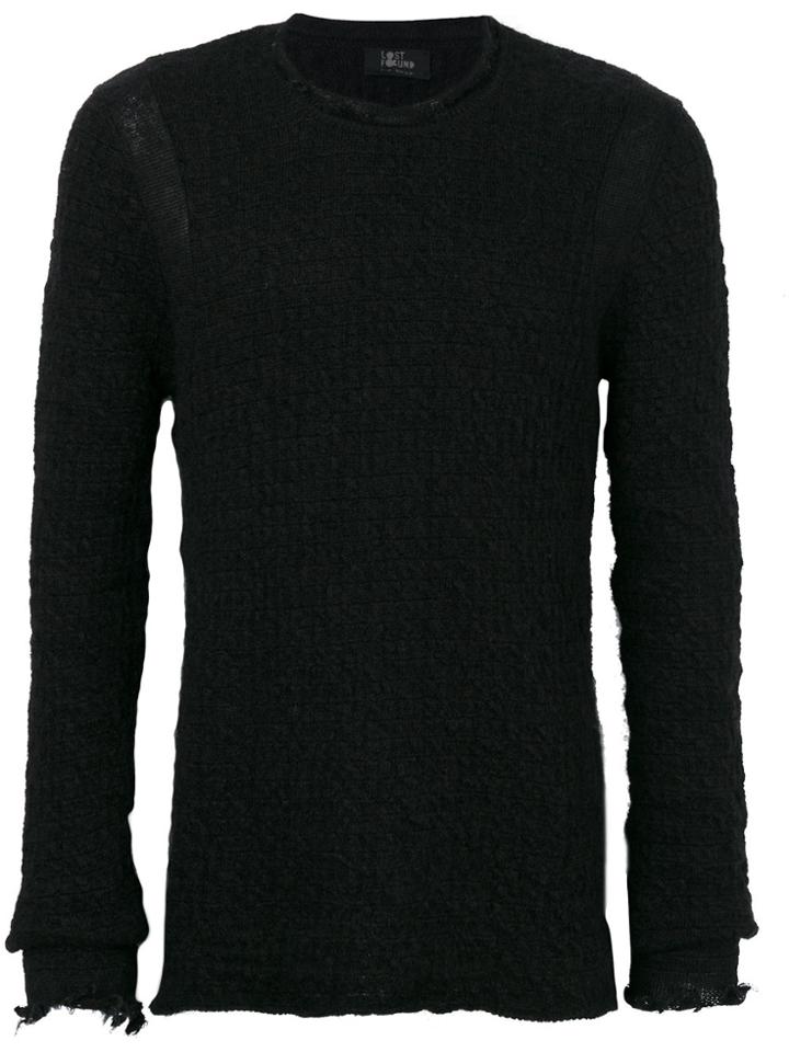 Lost & Found Ria Dunn Classic Knitted Sweater - Black