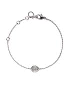 Boucheron 18kt White Gold Serpent Bohème Diamond Xs Motif Bracelet -