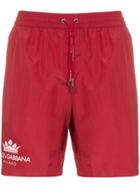 Dolce & Gabbana Dg Logo Swm Shrts Red