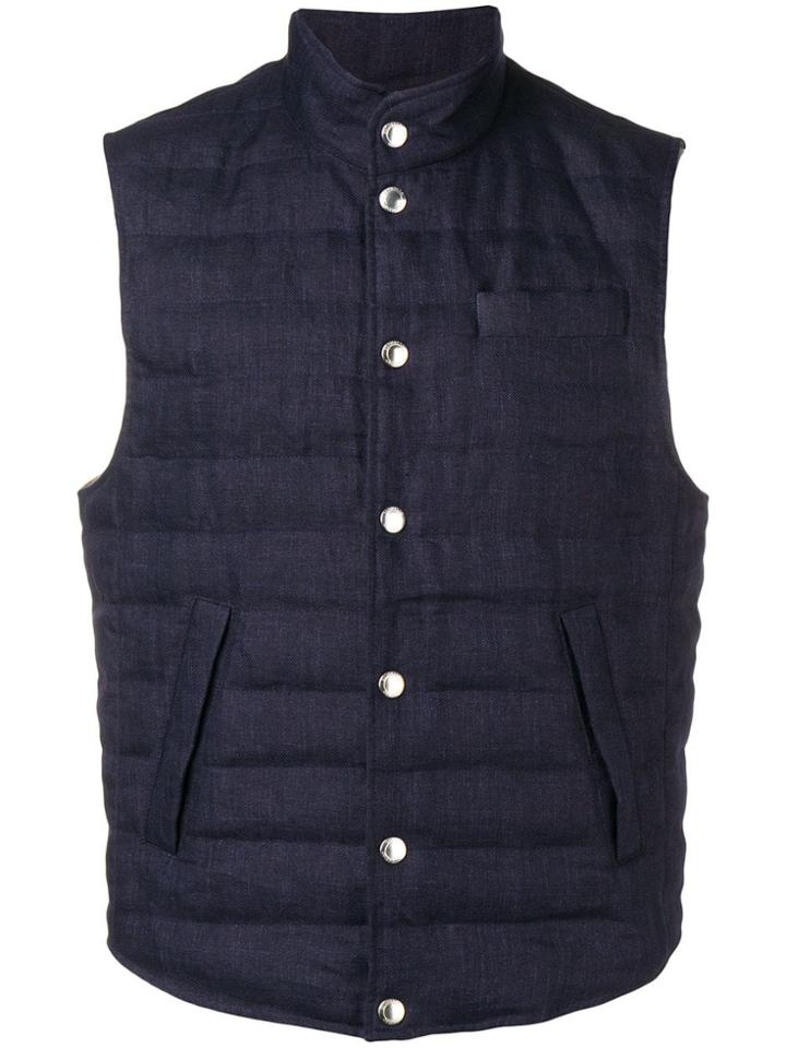 Brunello Cucinelli Padded Vest - Blue