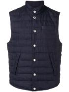 Brunello Cucinelli Padded Vest - Blue