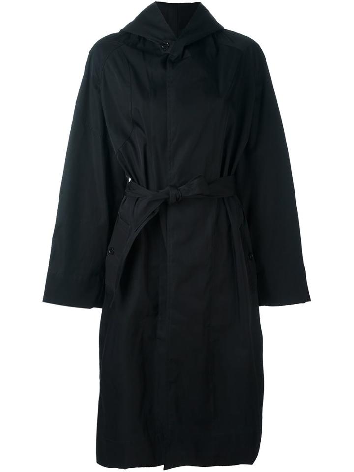 Isabel Marant Étoile 'daker' Trench Coat, Women's, Size: 42, Black, Polyamide/cotton