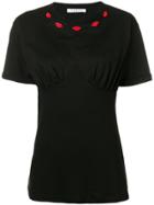 Vivetta Embroidered Lips T-shirt - Black