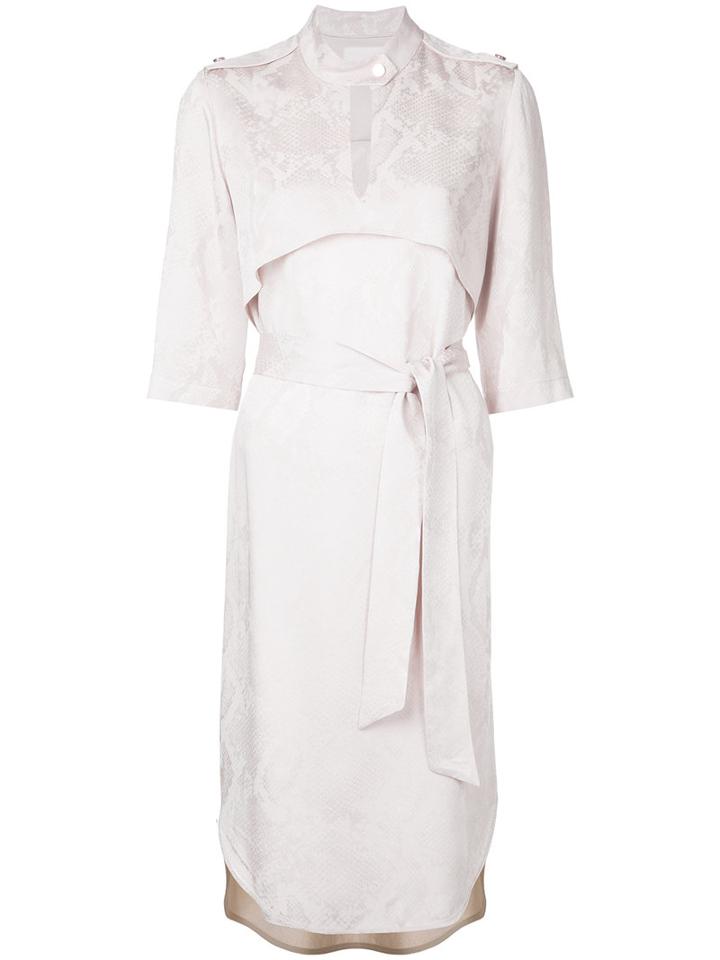 Ginger & Smart - Awakening Shirt Dress - Women - Rayon/viscose - 12, Pink/purple, Rayon/viscose