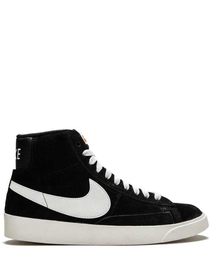 Nike Blazer Mid Vintage Hi-top Sneakers - Black