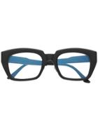 Kuboraum L5 Square Glasses - Black