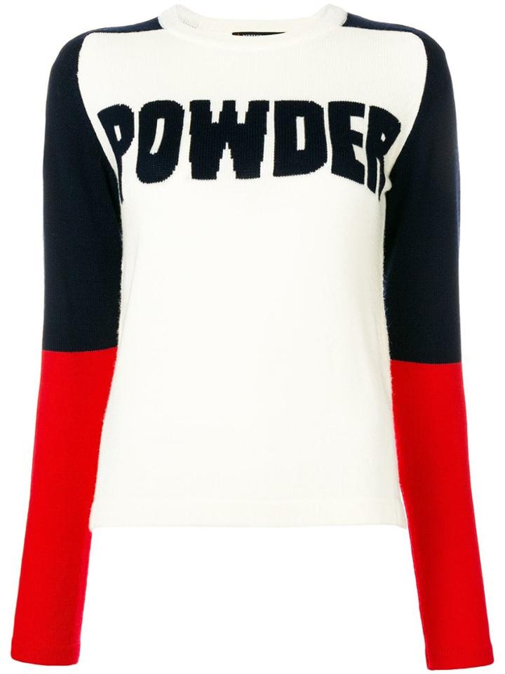 Perfect Moment Powder Jumper - White