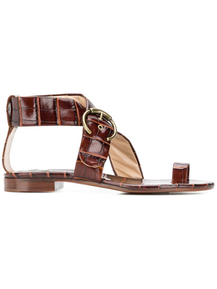 Chloé Toe Ring Sandals - Brown