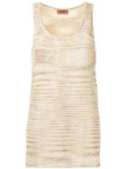 Missoni Flared Knitted Top - Neutrals