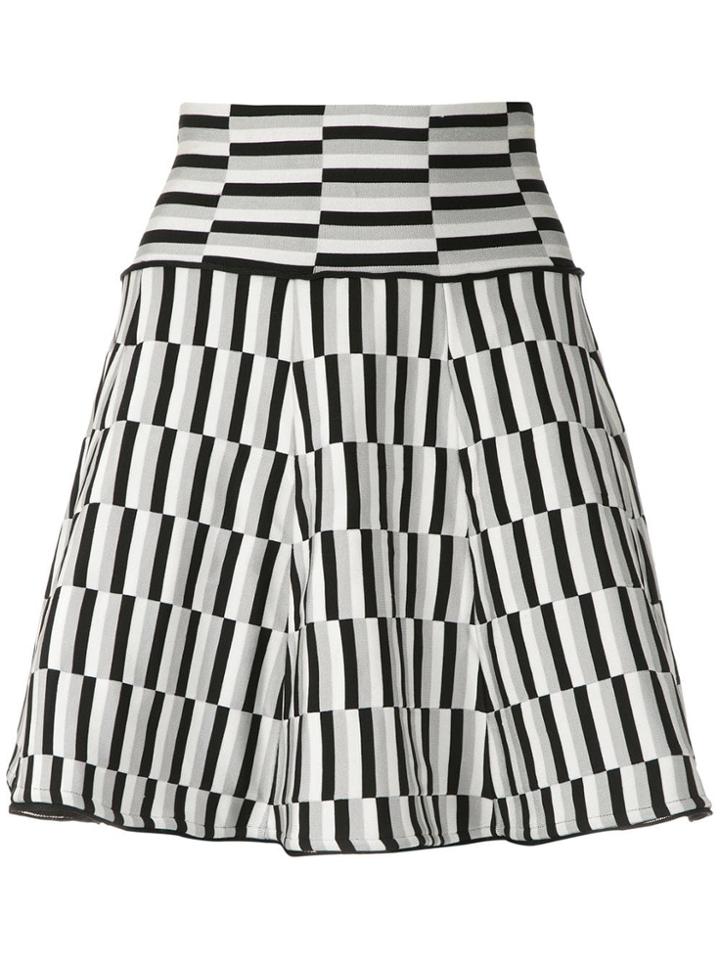 Andrea Bogosian Knitted Mini Skirt - White