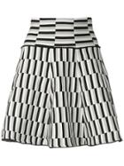 Andrea Bogosian Knitted Mini Skirt - White