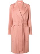 Acne Studios Carice Double Belted Coat - Pink