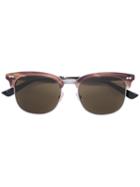 Gucci Eyewear - Embossed Sunglasses - Unisex - Acetate/metal - 52, Brown, Acetate/metal