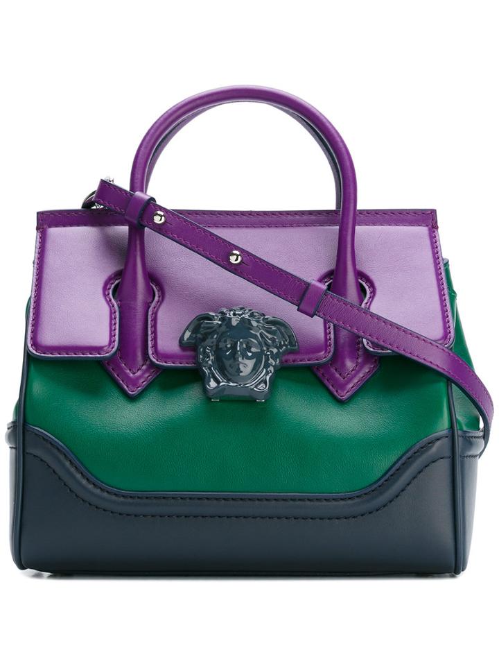 Versace Palazzo Empire Bag, Women's, Green, Leather