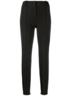 Balenciaga Pre-owned Skinny Fit Cropped Trousers - Black