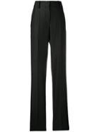 Giorgio Armani High-waist Pleated Trousers - Black