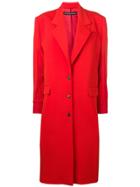 Y/project Oversized Midi Coat - Orange