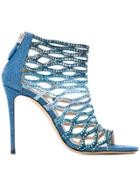 Casadei Open Pattern Sandals - Blue