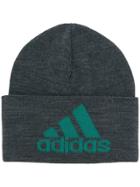 Gosha Rubchinskiy Logo Knitted Beanie Hat - Grey