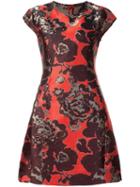 Josie Natori 'roses' Printed Dress