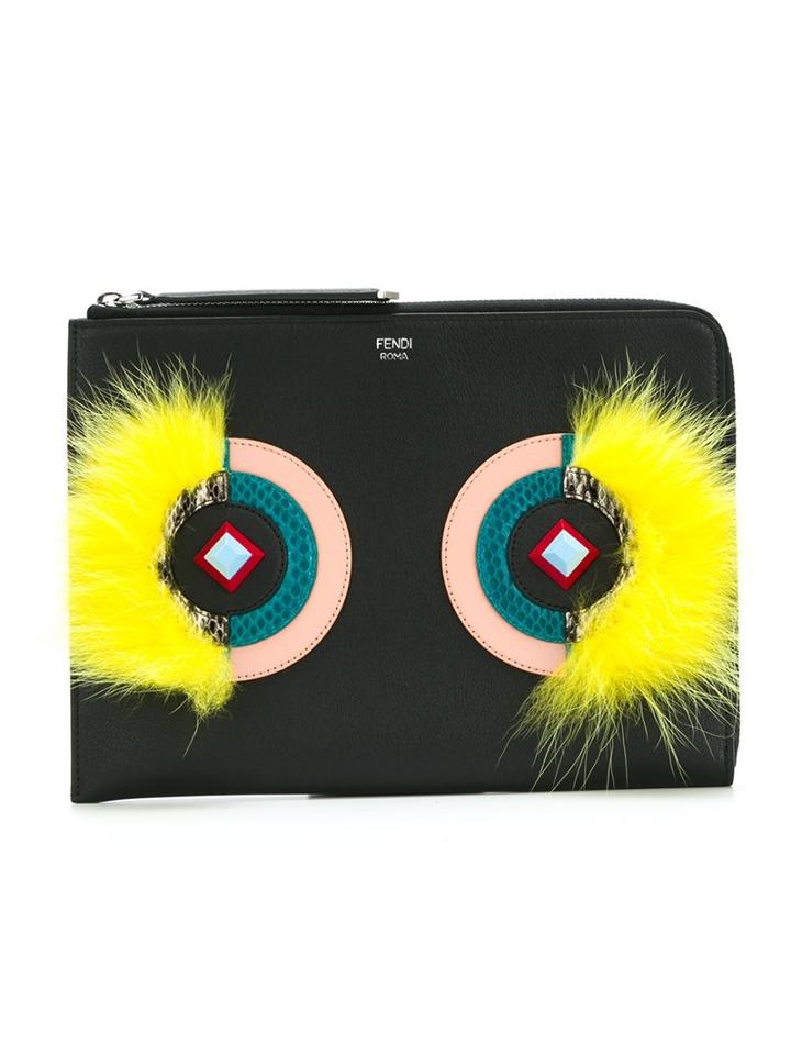 Fendi '2jours' Clutch, Women's, Black