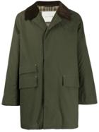 Mackintosh Falkirk Dark Olive Waxed Cotton Field Coat Gm-1021f - Green