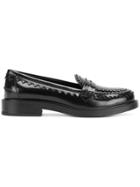 Tod's Zigzag-trimmed Loafers - Black