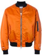 Heron Preston Two Tone Bomber Jacket - Yellow & Orange
