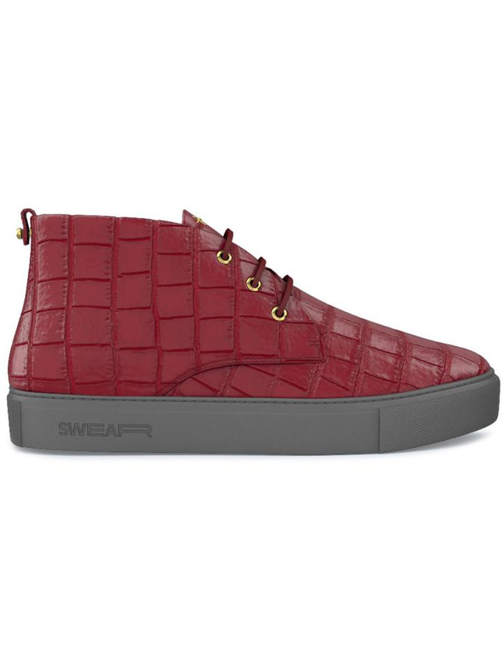 Swear Maltby Mid-top Sneakers - Red
