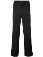 System Panelled Loose Fit Trousers - Black