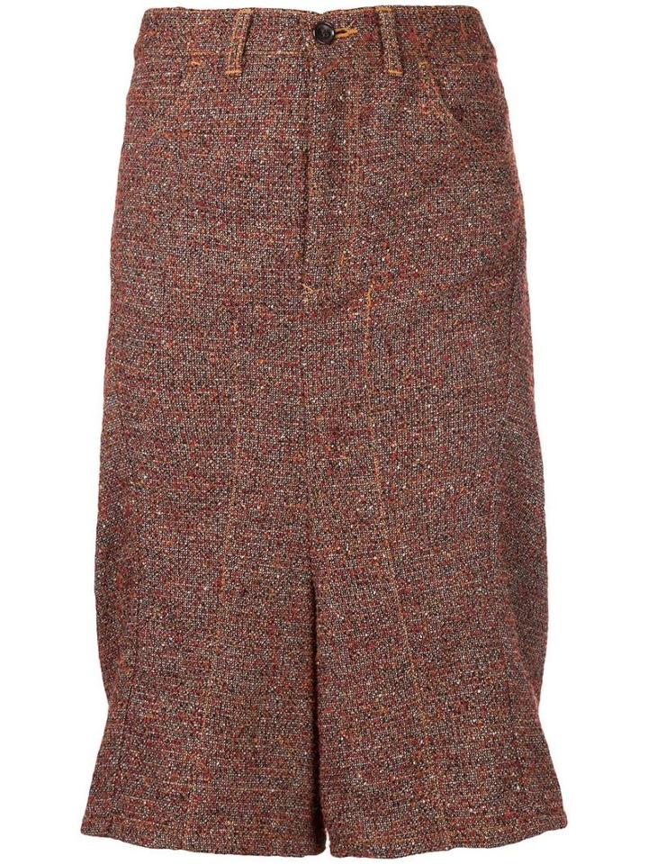 Junya Watanabe Comme Des Garçons Pre-owned Drop Crotch Flared Shorts -