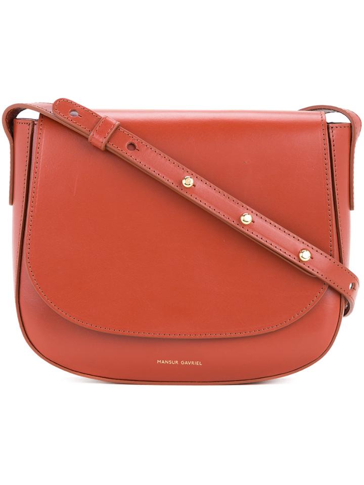 Mansur Gavriel Hobo Crossbody Bag - Brown