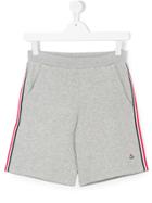 Moncler Kids Side Stripe Shorts - Grey